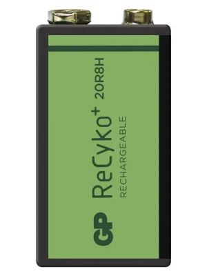 Zlevněný Nabíjecí baterie GP ReCyko+ 6F22 (9V), krabička B0852