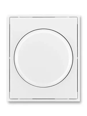 Vysoce Kvalitní Element® 3294E-A00123 03 kryt stmívače s otočným ovládáním, s upevňovací maticí barva bílá / bílá ABB