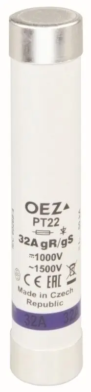 Výhodná Nabídka Pojistková vložka *PT22 32A gR/gS OEZ