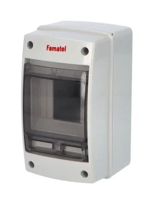 Skříň ACQUA 3902-T IP65, 2/4 mod., průhled. dveře, 170x110x105mm Bezpečná Platba