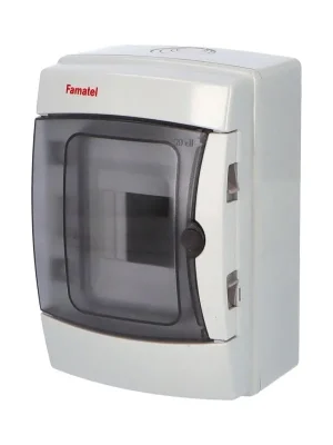 Časově Omezené Skříň ACQUA 3904-T IP65, 4 mod., průhled. dveře, 217x141x105mm