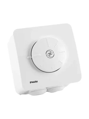 Regulátor RN300, RN 1A/IP54 otočný tlačítkový pro průmyslové ventilátory, možnost instalace na omítku Klimatom Objednat Nyní