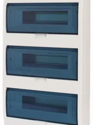 Cenový Hit Eaton BC-O-3/36-ECO Rozvodnice NA omítku, průhledné plast. dveře, 3 řady, 36 modulů *284640