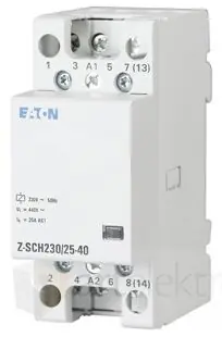 Eaton Z-SCH24/25-40 Instalační stykač, Uc=24V AC, In=25A, 4zap. kont. *248851 Expresní Doručení