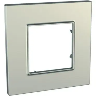 Ověřený Krycí rámeček Quadro jednonásobný, Titanium MGU670257