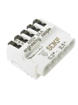 Novinka Svorka krabicová páčková SDKF 5 univerz., bezšroubová (5x0,2-2,5mm2, bílá) *1000774 eleman