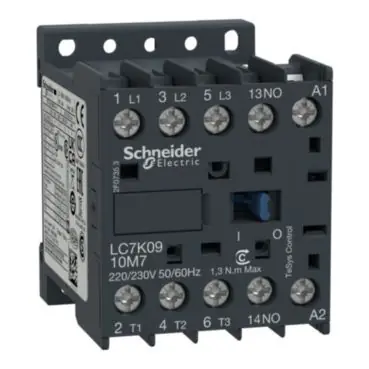 MiniStykače LC7K0910M7 se sníž.hlučností 9A 1"Z" 220/230V 50/60Hz Časově Omezené