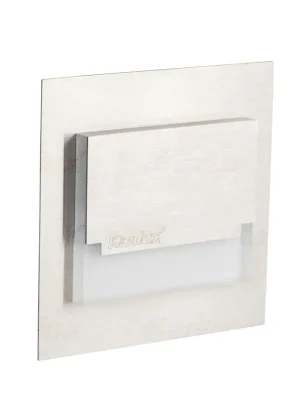 Nízká Cena Svítidlo LED SABIK MINI LED WW schodišťové barva nerezová ocel 23109 Kanlux