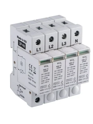 Svodič přepětí KSD-T2 275/160 3P+N Přepěťová ochrana Odeslání Ihned