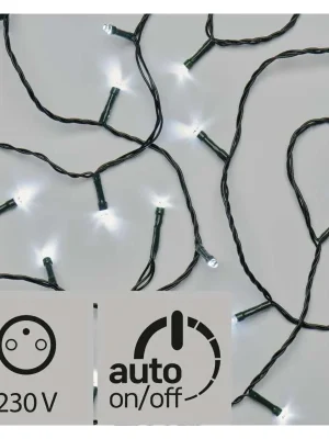 Koupit Online Vánoční řetěz 80 LED Classic light-timer 8M CW IP44 *ZY0802T