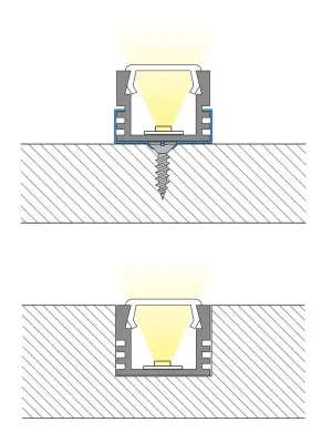 Přisazený hliníkový profil 16x13 mm, matný difuzor 2m *ML-761.013.02.2 Odeslání Ihned