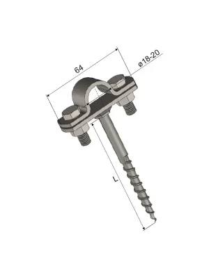 Oblíbený Držák DOTb vrut 280mm 102297