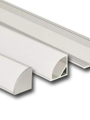Dokud Zásoby Vydrží Rohový hliníkový profil 16x16 mm, mléčný difuzor 1m *ML-761.041.02.1