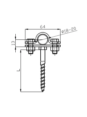 Držák DOTb vrut 160mm 443090 ne Speciální Cena