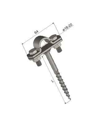 Akce Držák DOTb vrut 100mm 102270