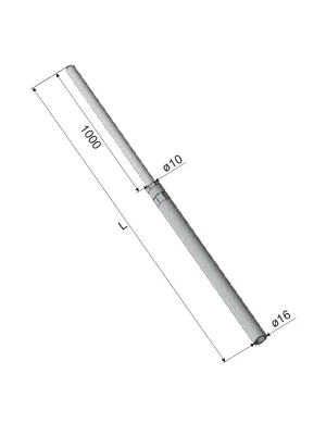 Tyč JT 15 AlMgSi16/10 421040 Must-Have