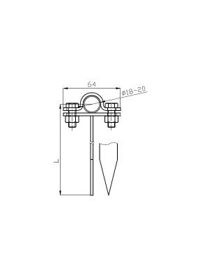 Zlevněný Držák DOTb 300mm 102260