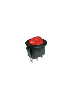 Vypínač rudý D12,5 2620015 250V/ 6A Must-Have