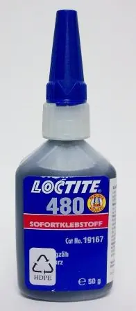 Loctite LOCTITE 480 Vteřinové lepidlo pružné 50 g Víkendová Akce