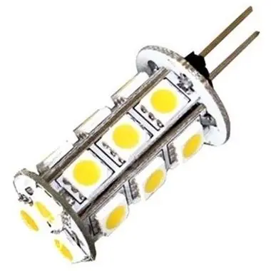 Aktuální LED žárovka TIPA G4 18SMD 2.2W teplá bílá 12V
