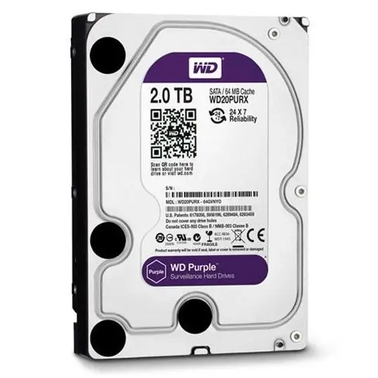 Pouze Dnes Harddisk WD Purple 2TB 64MB cache WD20PURX