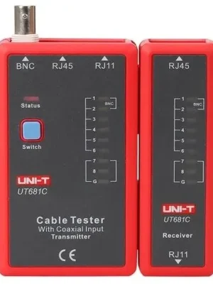 TIPA TESTER KABELU UNI-T UT681C (RJ45, RJ11, BNC) 07750134 Vrácení Zdarma