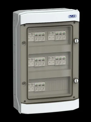 Akce NG DC ROZVADĚČ ASABOX 5XSTRING 5XSPDT1+T2 1000V 5X POJ. ODPÍNAČ 16A IP65