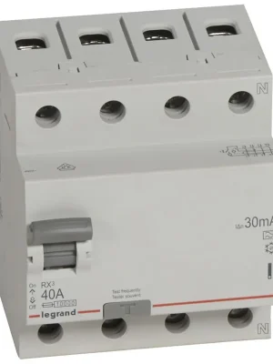 LEGRAND Chránič 40A/4/0,03A 402075 RX3 Časově Omezené
