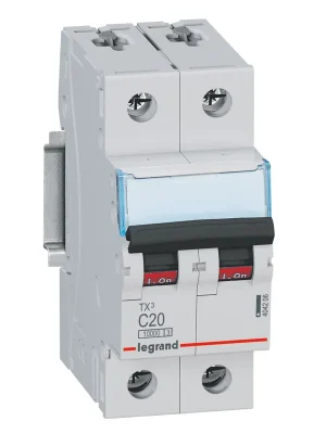 Ověřený LEGRAND Jistič 20C/2 TX3 404206