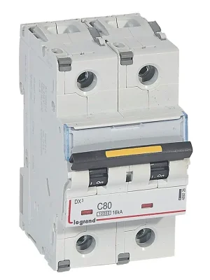 Omezená Nabídka LEGRAND Jistič 80C/2 DX3 409228