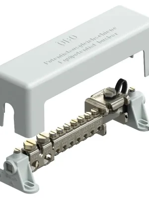 Lišta potenciálového vyrovnání OBO 1801 VDE 217mm CuZn šedá 5015650 Výprodej