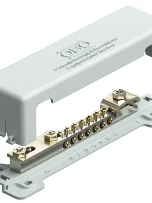 Lišta potenciálového vyrovnání OBO 1809 188mm CuZn šedá 5015073 Originální