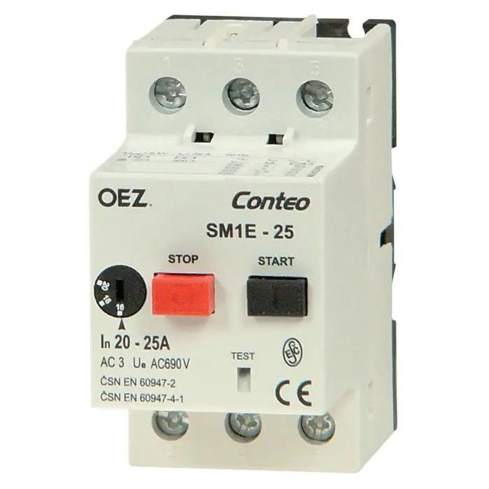 Motorový spouštěč OEZ SM1E-25 20-25A 39269 Bezpečná Platba