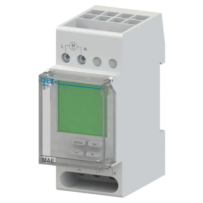 Digitální spínací hodiny OEZ MAE-D16-001-A230 16A 230V 1xpřepínací kontakt, týdenní program, záloha, 43068 Omezená Nabídka
