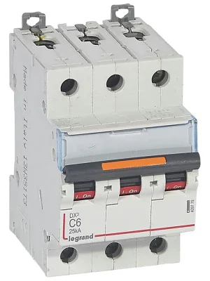 LEGRAND Jistič 6C/3 DX3 409779 Jen Po Omezenou Doba