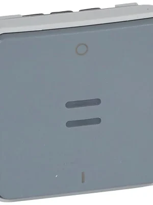 Spínač PLEXO 69532 dvojpól. sig. še. Výprodej
