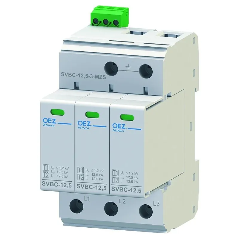 OEZ SVODIČ SVBC-12,5-3-MZS TYP1+2 3X12,5KA 230VAC 3P SIG 40620 Koupit Online