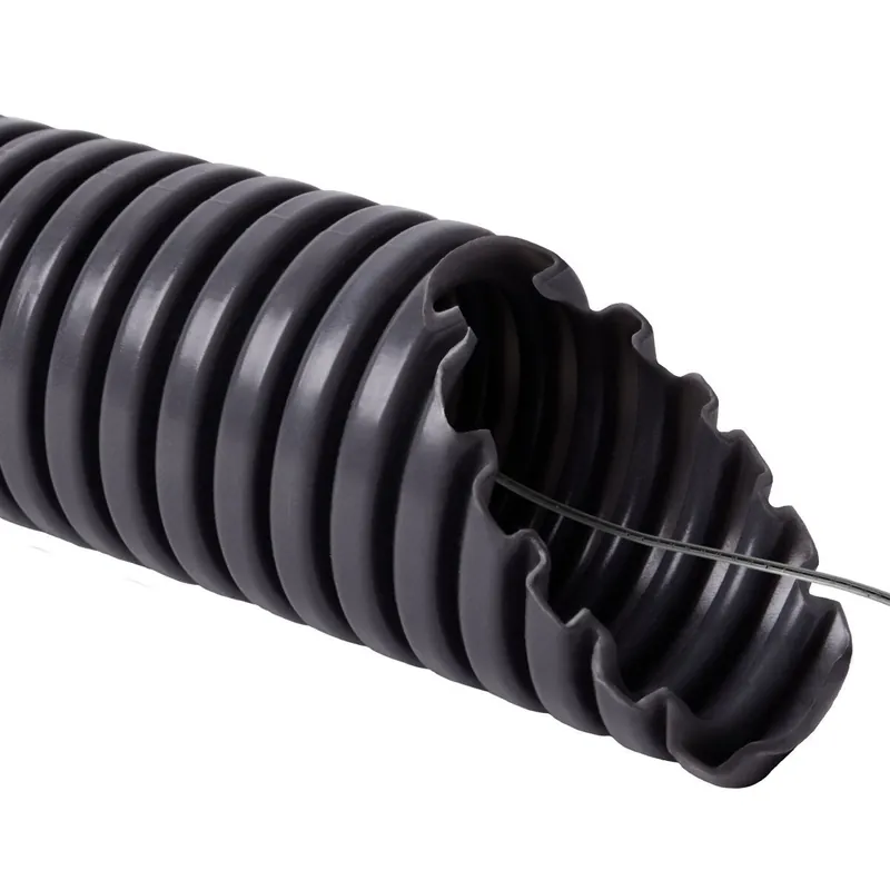 Must-Have KOPOS Trubka 1216E_L50D ohebná ø16 SUPER MONOFLEX s drátem tm.šedá 50m