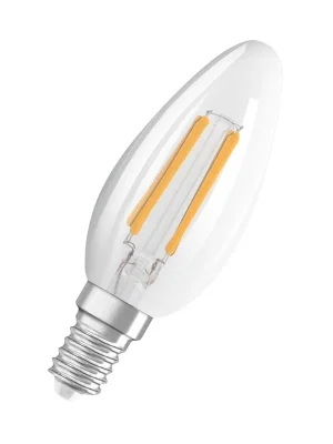 LED žárovka svíčka Osram Superstar Plus CLB40 E14 4W (40W) 470 lm 2700K 827 filament čirá stmívatelná 3STEP Nízká Cena