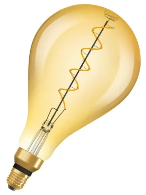 Oblíbený LED žárovka big grape OSRAM Vintage 1906 E27 4W (28W) 300 lm 2000K 820 filament zlatá
