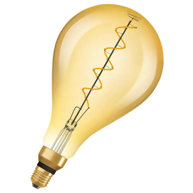 Oblíbený LED žárovka big grape OSRAM Vintage 1906 E27 4W (28W) 300 lm 2000K 820 filament zlatá