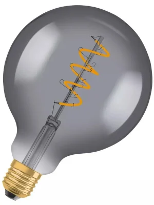 Top Prodej LED žárovka globe Osram Vintage 1906 Globe 15 E27 4W (15W) 140 lm 1800K 818 filament kouřová