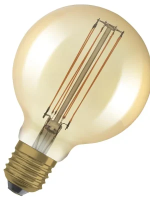Oblíbený LED žárovka globe Osram Vintage 1906 G95 E27 8.8W (60W) 806 lm 2200K 822 filament zlatá stmívatelná