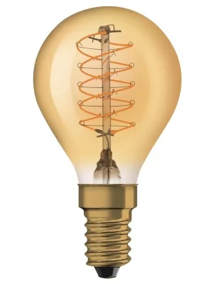 Dokud Zásoby Vydrží LED žárovka mini globe Osram Vintage 1906 DIM CLP25 E14 3.4W (25W) 250 lm 2200K 822 filament zlatá stmívatelná
