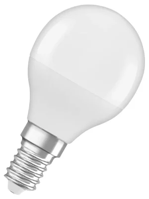 Značkový LED žárovka mini globe Osram Superstar RGBW CLP25 E14 4.2W (25W) 250 lm 2700K 827 RGBW s dálkovým ovládáním matná