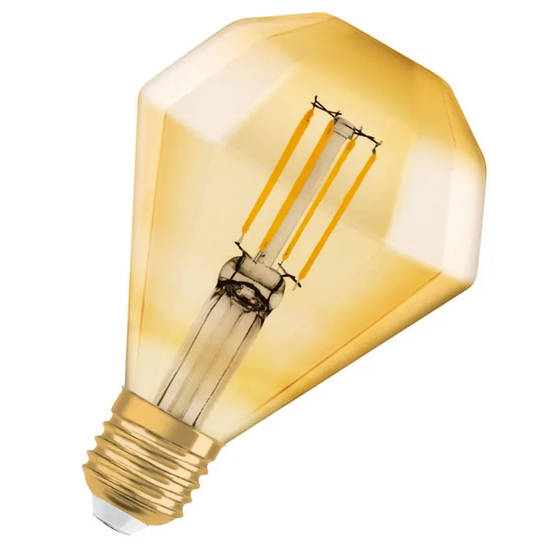LED žárovka Edison OSRAM Diamond Vintage 1906 E27 4W (40W) 470 lm 2400K 824 filament zlatá Zlevněný