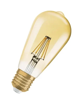 Cenový Hit LED žárovka Edison OSRAM Vintage 1906 DIM E27 6.5W (55W) 725 lm 2400K 824 filament zlatá stmívatelná