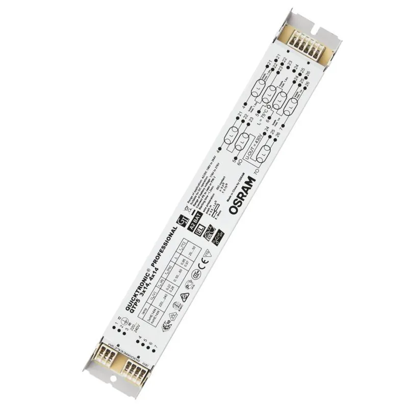 OSRAM PŘEDŘADNÍK QTP5 3X14 4X14/220-240 280X40X21MM PRO T5 Výhodná Nabídka