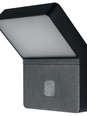 LDV SVÍTIDLO ENDURA STYLEWALL WIDE SENSOR 12W DG 750LM 3000K IP44 ŠEDÁ 4099854453977 Cenový Hit