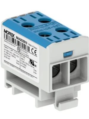 Značkový Univerzální řadová svorka MOREK OTL 35-2 2xAl/Cu 2,5-35mm2 1000V modrá MAA2035B10